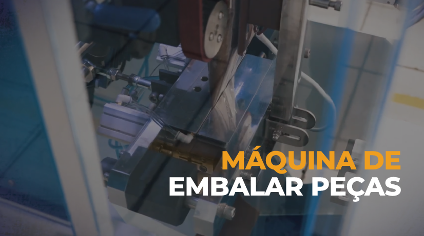 máquina de embalar peças